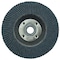 Weiler 4-1/2" Tiger Paw Abrasive Flap Disc, Flat (TY27), 80Z, 5/8"-11 UNC 51115 - alternate 2